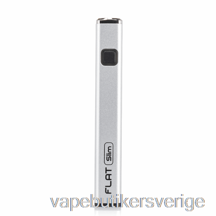 Vape Sverige Yocan Flat Slim 350mah Batteri Silver